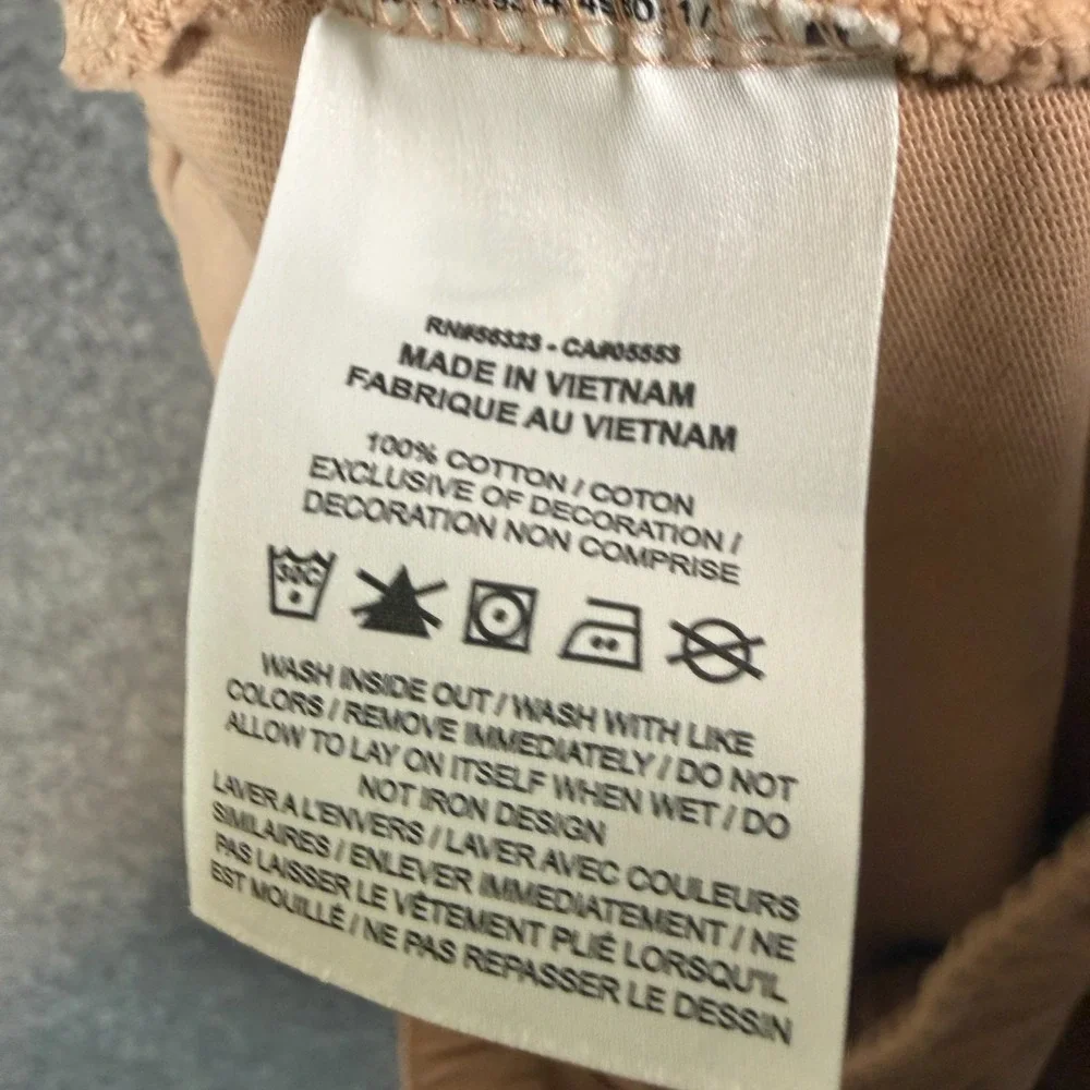 Nike Pants Womens 2X XXL Tan Joggers Fleece Sweatpants Casual Stretch Plus‎ Size